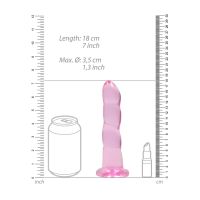 RealRock Niet-realistische dildo met zuignap - 17 cm - REA110PNK, afbeelding 5