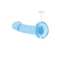 RealRock Abstracte Dildo met Zuignap - 17 cm - Blauw, afbeelding 3