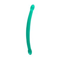 RealRock Non-Realistische Dubbele dildo - 42 cm - Kristalhelder