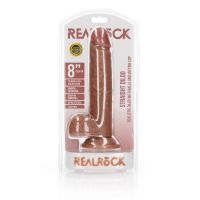 RealRock realistische dildo met ballen en zuignap - 20,5 cm, afbeelding 2