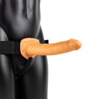 RealRock Holle strap-on zonder ballen - 24,5 cm, afbeelding 3