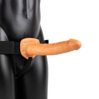 RealRock Vibrerende holle strap-on zonder ballen - 24,5 cm - variant 2, afbeelding 3