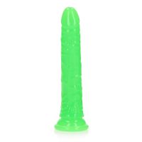 RealRock slanke dildo met zuignap - Glow in the Dark - 20 cm, afbeelding 3