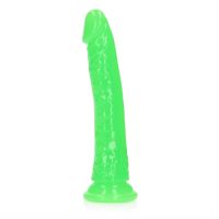 RealRock slanke dildo met zuignap - Glow in the Dark - 20 cm, afbeelding 4