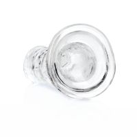 RealRock Rechte realistische dildo met zuignap - 14,5 cm - Transparant, afbeelding 4