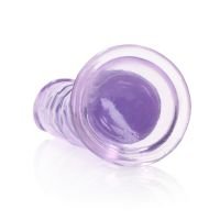 RealRock Rechte realistische dildo met zuignap - 20 cm - Paars, afbeelding 4