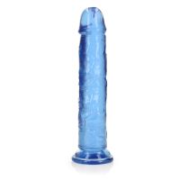 RealRock rechte doorschijnende dildo met zuignap - 23 cm, afbeelding 3