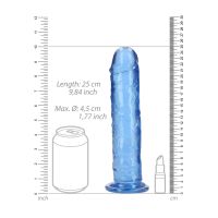 RealRock rechte doorschijnende dildo met zuignap - 23 cm, afbeelding 6