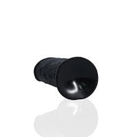 RealRock Extra dikke rechte dildo zonder ballen - 20,3 cm - Zwart, afbeelding 4