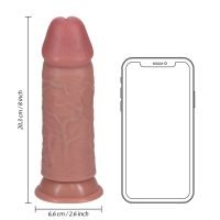 RealRock Extra Thick Straight zonder ballen 20,3 cm - Huidskleur, afbeelding 6