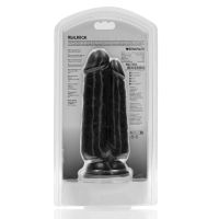 RealRock Two in One dildo - 12,7/15,2 cm - Zwart, afbeelding 3