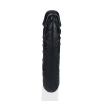 RealRock U-vormige dubbele dildo - 12,7 cm - Zwart, afbeelding 6