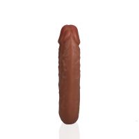 RealRock U-Shaped Dubbele dildo - 12,7 cm - Tan, afbeelding 6