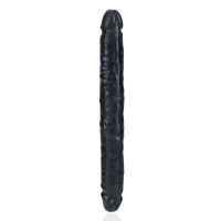 RealRock Slim Dubbele dildo - 30,5 cm - Zwart