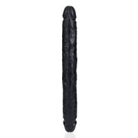RealRock Slim Dubbele dildo - 30,5 cm - Zwart, afbeelding 4
