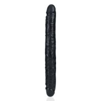 RealRock Slim Dubbele dildo - 30,5 cm - Zwart, afbeelding 5