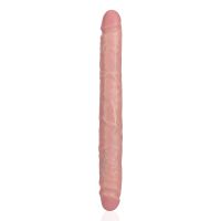 RealRock Slim Dubbele dildo - 30,5 cm - Naturel, afbeelding 5