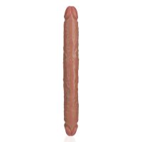 RealRock Slim Dubbele dildo - 30,5 cm - Tan, afbeelding 4