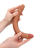 RealRock Slim Dubbele dildo - 30,5 cm - Tan, afbeelding 7