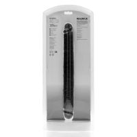 RealRock Slim Dubbele dildo - 35,6 cm - Zwart, afbeelding 3