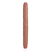 RealRock Slim Dubbele dildo - 35,6 cm - Tan