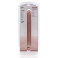 RealRock Slim Dubbele dildo - 35,6 cm - Tan, afbeelding 3
