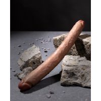 RealRock Slim Dubbele dildo - 35,6 cm - Tan, afbeelding 6