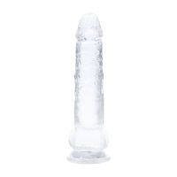 RealRock oplaadbare LED dildo met zuignap - 22 cm - Transparant, afbeelding 4