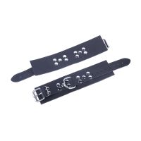 Red Leather Ultra leren handboeien - Zwart, afbeelding 3