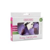 Shots Toys Pluche Handboeien - Paars, afbeelding 2