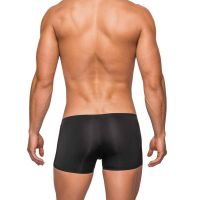Male Power Seamless Sleek mini short - S - Zwart, afbeelding 2