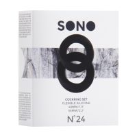 Sono No.24 - Cockring set - Zwart, afbeelding 4
