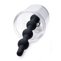XR Brands Rosebud cilinder met siliconen anal beads, afbeelding 3
