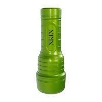 XKIN Metallix - Ivy Sinclair - Vibrerende torch masturbator - Mond - 590g - Groen/Lichtbruin