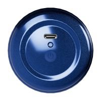 XKIN Metallix - Dante Knox - Vibrerende torch masturbator - Mond - 590g - Blauw/Lichtbruin, afbeelding 3