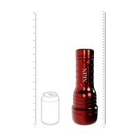 XKIN Metallix - Don Phoenix - Vibrerende torch masturbator met zuigkracht - Kont - 660g - Rood/Lichtbruin, afbeelding 6