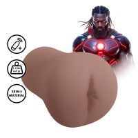 XKIN by Shots Superheroes Saber Vibrerende Masturbator - Bruin