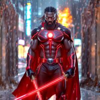 XKIN by Shots Superheroes Saber Vibrerende Masturbator - Bruin, afbeelding 5