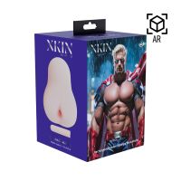 XKIN by Shots Superheroes Cumlander Vibrerende Masturbator - Flesh, afbeelding 2