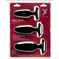 PerfectFitBrand Finger Grip Plug Starter Kit - Buttplug Set met Vingergreep - Zwart, afbeelding 2