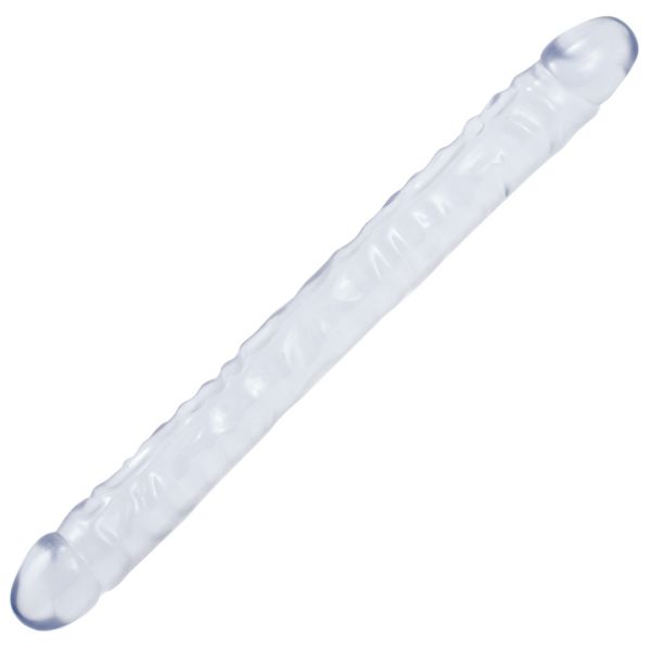 Doc Johnson Crystal Jellies Dubbele dildo - 45 cm
