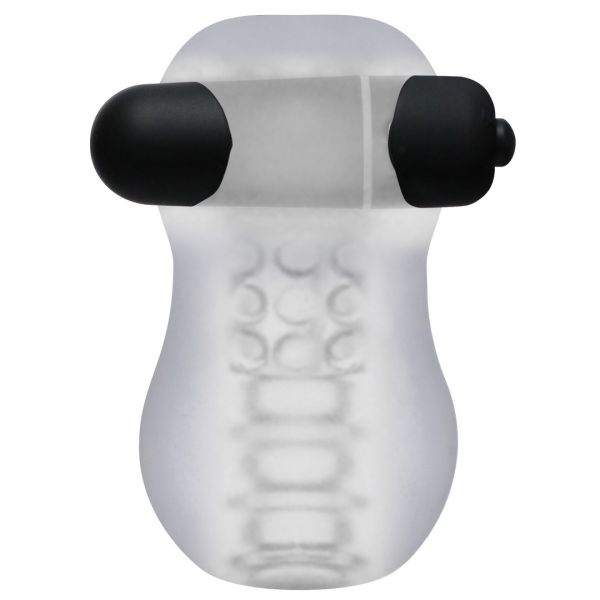 Doc Johnson GoodHead - Helping Head Pro - Vibrerende masturbator sleeve - Frost