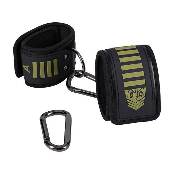 Doc Johnson Tactical enkelboeien - Zwart/Groen