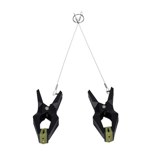 Doc Johnson Hardwire Hangers - Zwart/Groen