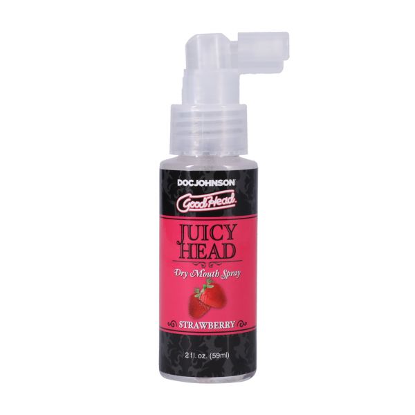 Doc Johnson Juicy Head - Spray tegen droge mond - Aardbei - 59 ml