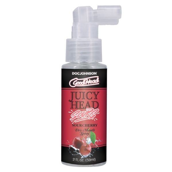 Doc Johnson Juicy Head - Spray tegen droge mond - Zure kers - 59 ml