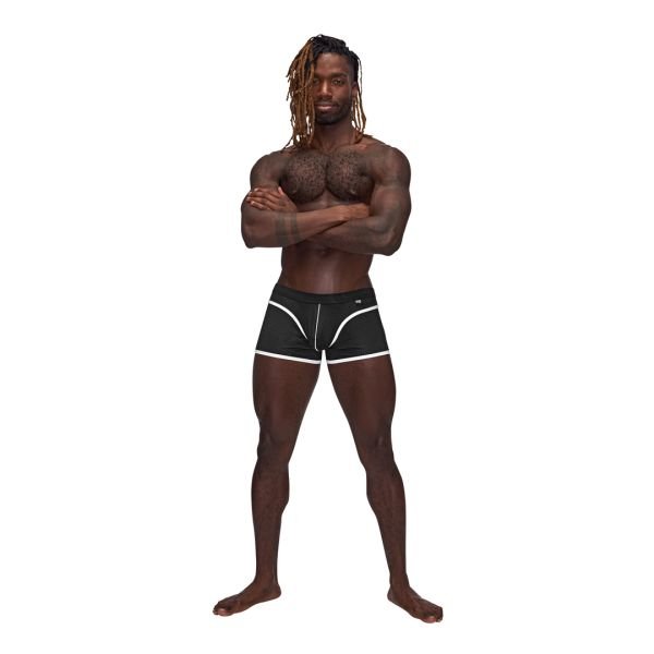 Male Power Sport Mesh mini short - L - Zwart