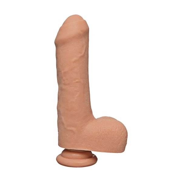 Doc Johnson Uncut D - Realistische ULTRASKYN dildo met ballen - 18 cm