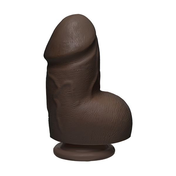 Doc Johnson Fat D - Realistische ULTRASKYN dildo met ballen - 15 cm