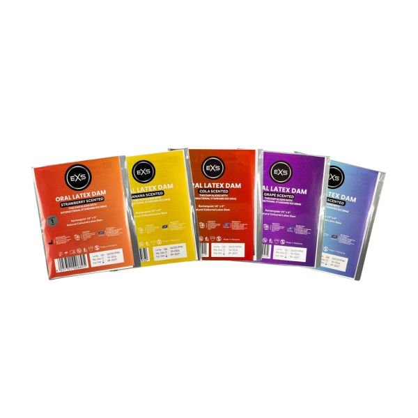 EXS Oral Dam - Beflapje - Aardbei - 1 stuk